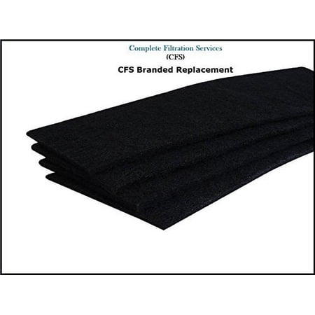 Carbon Activated Filter 4-Pack For Idylis Air Purifier Filter, Fits IAP-GG-125 Air Purifier Filtration by CFS