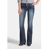 Maurices Womens Dark Wash Low Rise Straight Flare Boot Cut Jeans