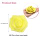 thumbnail image 2 of Uxcell 100 piezas Cabezas de Rosa de Espuma de 6-7 cm Sin Tallo Flores Falsas para Accesorios de Manualidades, Amarillo, 2 of 5
