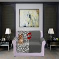 thumbnail image 2 of CHOK 2024 Housse de Sofa Réversible Résistante à l'Eau Protège-Meubles Housses de Canapé pour Animaux Smart Leaf Sofa Surdimensionné Noir, 2 of 3