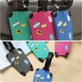thumbnail image 4 of Pack Silicone Luggage Tags Travel Tags for Suitcase Travel ID Bag Tag for Baggage Bags, 4 of 6