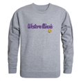 thumbnail image 1 of W Republic 556-405-HGY-04 Western Illinois University Script Crewneck T-Shirt, Heather Grey - Extra Large, 1 of 1