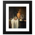 thumbnail image 2 of Willem Kalf 12x14 Black Modern Framed Museum Art Print Titled - Still Life with Ewer, Vessels and Pomegranate, 2 of 5