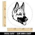 thumbnail image 2 of German Shepherd Dog Head Rubber Stamp for Scrapbooking Crafting Stamping - Small 3/4 Inch, 2 of 7