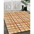 thumbnail image 3 of Ahgly Company Machine Washable Indoor Rectangle Transitional Neon Orange Area Rugs, 5' x 7', 3 of 7
