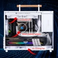 thumbnail image 2 of Amdohai Portable Computer Case Cold Rolled Shell PC Gaming Case Desktop PC Case 360mm Graphics Card ITX MATX Motherboard ATX Power Supply, 2 of 9