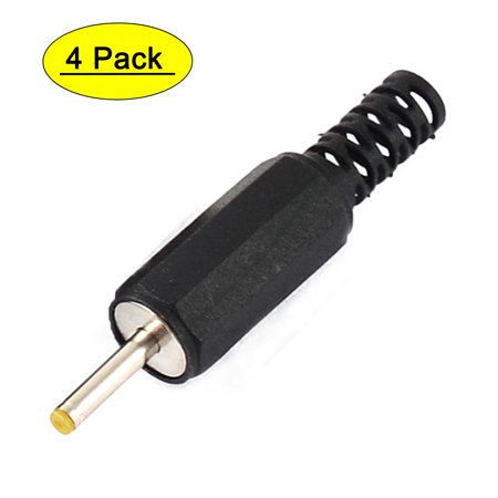 4pcs 2.5mm x 0.7mm Solder Type DC Power Cable Socket Male Plug Connector Adapter