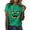 A-Green154, variant on Jamsmile Women T-Shirts Graphic Halloween Print Tee Shirts Comfort Soft Short Sleeve Tops Vacation Loose Fit Trendy T‑Shirts