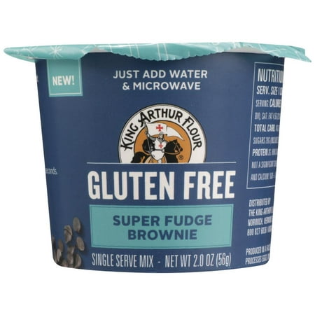 King Arthur Single Serve Super Fudge Brownie, 2Oz (Pack of 12)