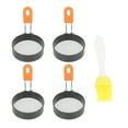 thumbnail image 3 of Eddwiin Round Egg Frying Ring with Non-Stick Coating Pancake Fried Mold DIY Kitchen Accessory, 3 of 8