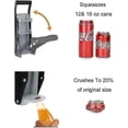 thumbnail image 4 of Can Crusher And Bottle Opener - Heavy Duty 16 Oz 2 In 1 Aluminum Drinking Tin Can Kitchen Recycling Tool For Recycling Beer Soda Cans, Shredding Soda, 4 of 5