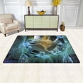 thumbnail image 3 of Coolnut Lightweight Carpet Mats, 31 x 20 inches Area Soft Rugs Floor Mat Doormat Decoration for Rooms Entrance Dolphin On Abstract Background, 3 of 6