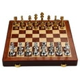 thumbnail image 2 of Esquirla Handmade European Professional Tournament Chess Set Hand Chess Pieces & Storage Box to The Piece - Gold, 2 of 8
