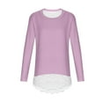 thumbnail image 5 of BLVB Girls Tunic Tops Casual Basic Loose Soft Pullover Long Blouse T-Shirt Tee Fall Fashion Clothes for Toddler Kids, 5 of 7