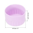 thumbnail image 2 of Uxcell Protective Silicone Boot Cover Silicone Cup Boot Anti-Slip Bottle Bottom Sleeve Purple 2 Pack, 2 of 5