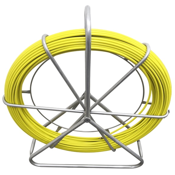 8mm*100m Fish Tape Fiberglass Cable Puller FRP Conduit Duct Rodder
