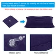 thumbnail image 3 of Uxcell Inflatable Pillow, Squared Ultralight Camping Travel Pillow for Hiking, Dark Purple 3 Pack, 3 of 6