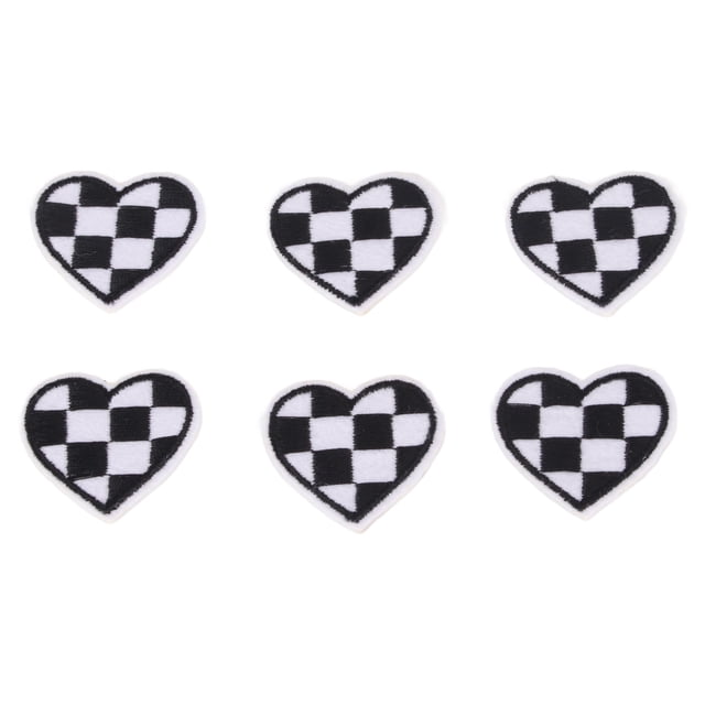 Parches para chaqueta, 100 piezas de parches con forma de corazón para planchar, parches con forma de corazón, parches de bricolaje, parches de aplicación de rendimiento finamente ajustado