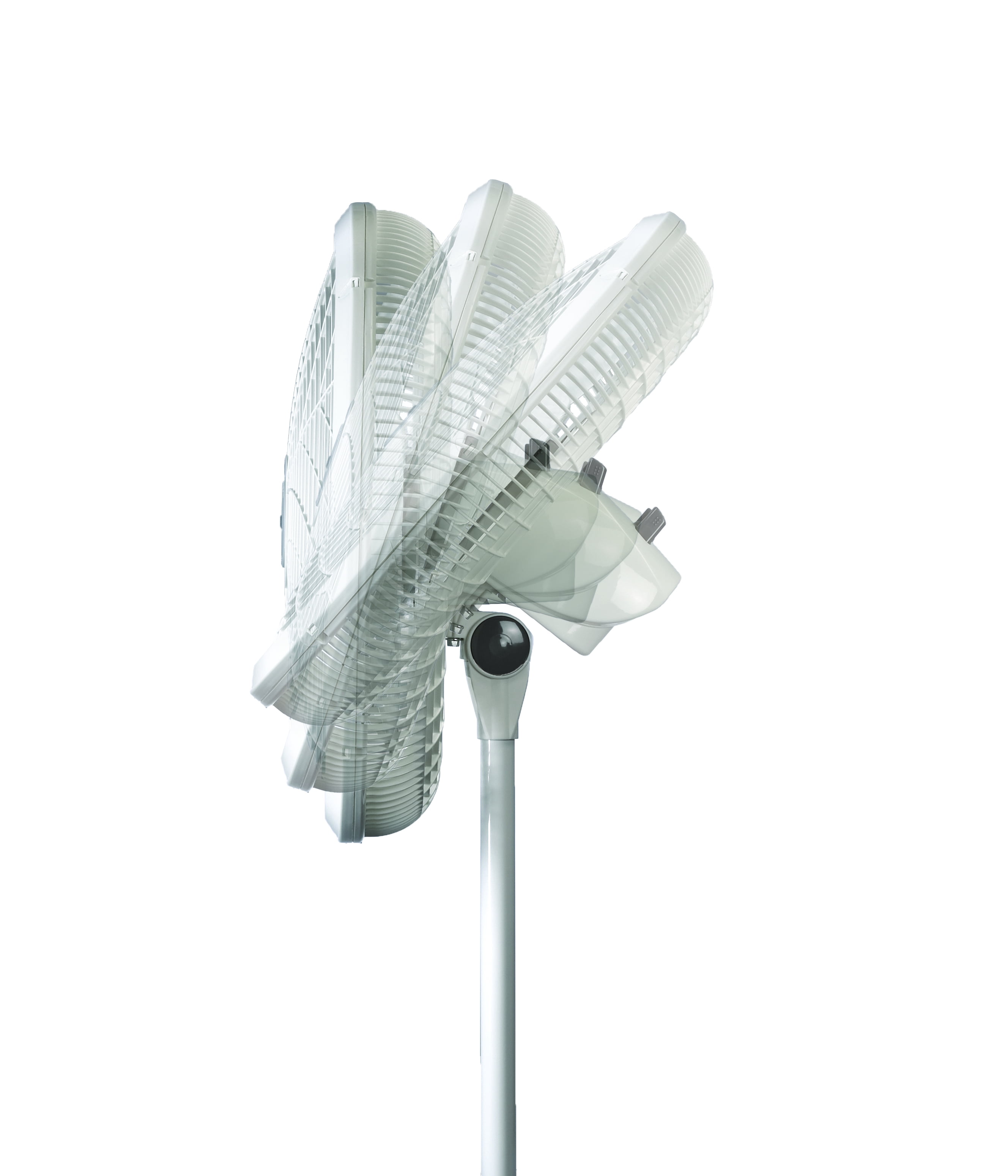 Lasko 18 Oscillating 3-Speed Elegance u0026 Performance Pedestal Fan, 1820,  White - Walmart.com