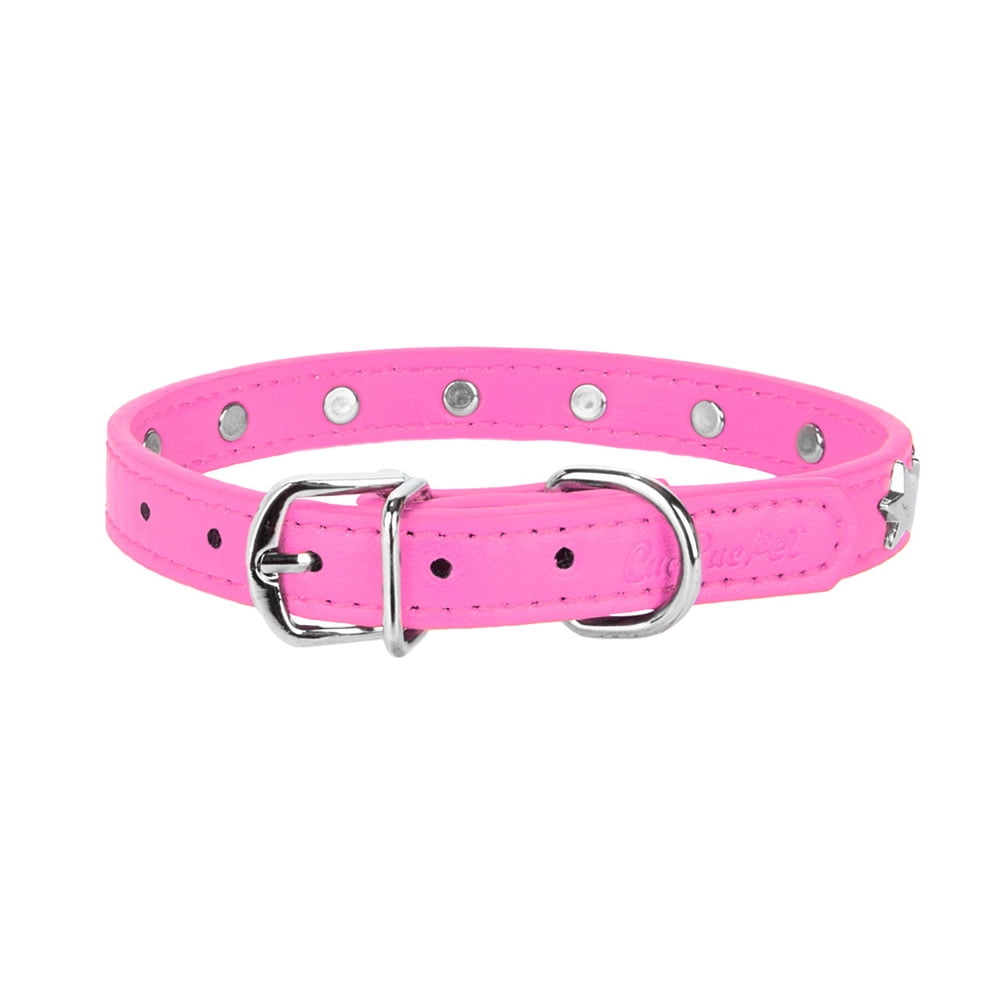 CUECUEPET Adjustable Dog Collar with Embellished Star Bling Charms [Multiple Sizes]