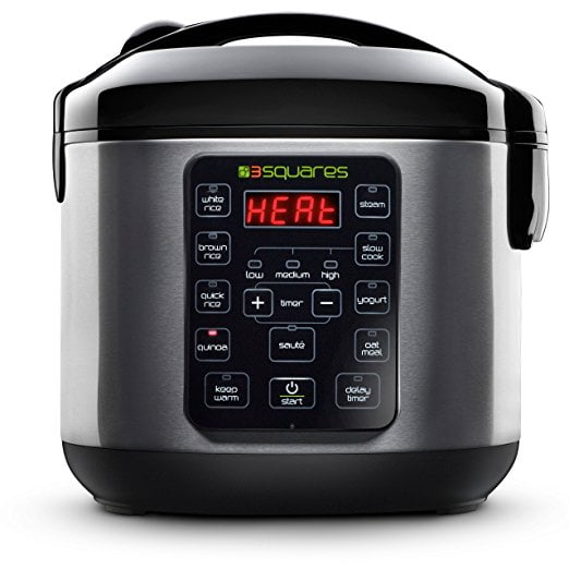 3Squares Time Machine 8Cup Rice Cooker Slow Cooker Yogurt Maker&Food ...