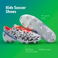 thumbnail image 4 of DREAM PAIRS Soccer Shoes JR Kids Boys Girls Outdoor Sport Football Soccer Cleats HZ19003K WHITE/ROYAL/BLUE/ORANGE Size 11, 4 of 5