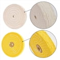 thumbnail image 3 of 4 Piezas de Discos de Pulido Kit de Rueda de Pulido de 150 mm Juego de Ruedas de Pulido para Pulidora de Mesa con Orificio de Mandril de 12,7 mm, 3 of 5