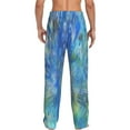 thumbnail image 3 of Balery Men'S Peacock Pants,Sleepwear Pants,Pajama Pants,Pj Bottoms Drawstring And Pockets-Small, 3 of 9