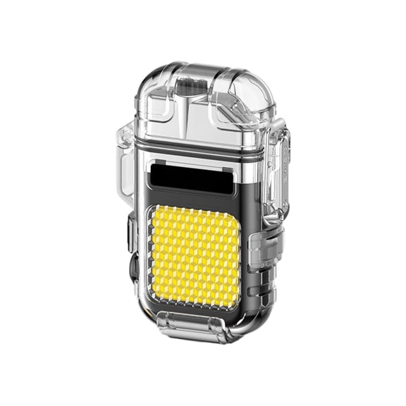 Kyusrd Multifunctional Strong Keychain Light Lighter USB Charging Mini Portable
