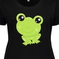 thumbnail image 4 of Inktastic Cute Frog, Little Frog, Baby Frog, Green Frog Women's Plus Size T-Shirt, 4 of 5
