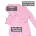 thumbnail image 6 of JAN & JUL Girls' Stretchy Swimming Trunks, Swim Shorts with Elastic Waist for Kids (Pink, Size 5T), 6 of 8