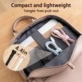 thumbnail image 5 of Silicone Zip Tie, Reusable Zip Tie, Rubber Cable Ties Straps for Wire Management, Elastic Cable Organizer for Home Office Table Desk, 1 Pcs, 4.45x0.39", 5 of 8