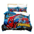 thumbnail image 5 of Spider-Man Bedding Set, 2-Piece/3-Piece Anime Ultra Soft Breathable 3D Printed Microfiber Comforter Cover, Cartoon Quilt Cover, Teen Comforter Cover with Pillowcases, 5 of 19