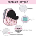 thumbnail image 4 of "Floral Backpack with Sunflower & Wildflower - Stylish School Bag for Women, Durable Water-Resistant Bookbag for College, Work & Travel", 4 of 6