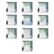 thumbnail image 2 of Cortina de ducha Bearachild blanca ecológica multifuncional baño poliéster impermeable YL347-5 Type2 NO2, 2 of 6