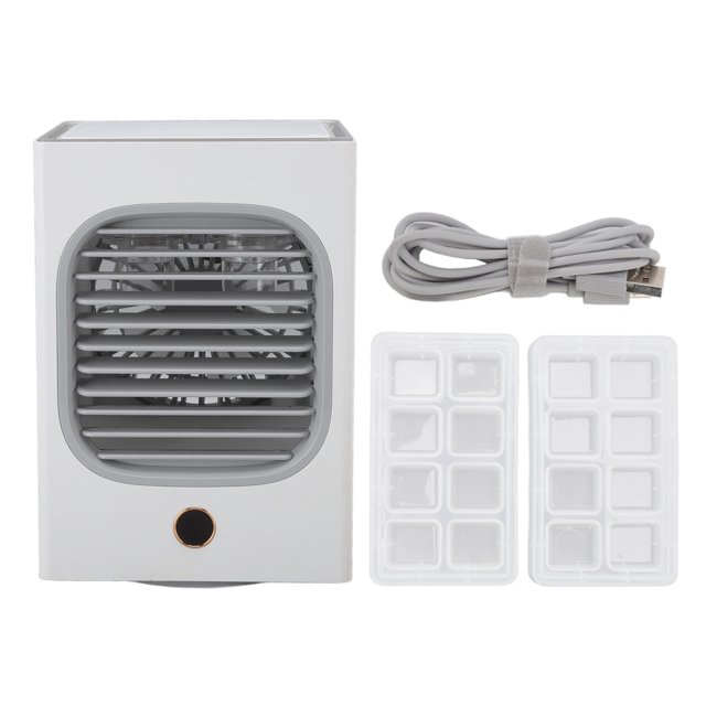 Ventilador de aire acondicionado multifunción silencioso USB portátil ventilador de refrigeración de escritorio para el hogar oficina sala de estar A