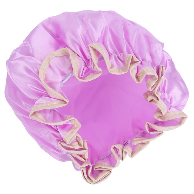 Shower Hair Cap,Bath Hair Caps Elastic Reusable Bath Cap Women Bath Cap Highly Versatile
