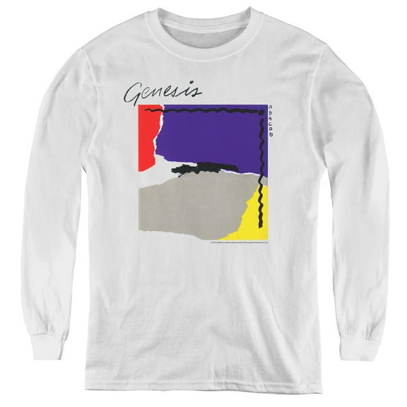 Genesis Abacab Youth Long Sleeve T-Shirt Tee White