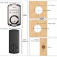 thumbnail image 3 of LTMATE DKS01 Keyless Entry Deadbolt Lock, Electric Door Locks with Keypads, Satin Nickel, 3 of 7