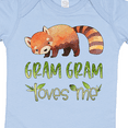 thumbnail image 4 of Inktastic Gram Gram Loves Me Cute Red Panda Boys or Girls Baby Bodysuit, 4 of 5