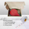 thumbnail image 4 of Ycall Turn O Matic Ticket Dispenser Take A Ticket Numbering Device with 3 Digit 2000pcs Paper Roll for Desk Wall Counter Queuing, 4 of 5