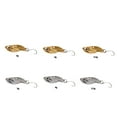 thumbnail image 4 of Toystoory Kit de cucharas para trucha, aparejos de pesca Wobbler, señuelo de pesca, cebo de Crankbait de un solo gancho, cebos de hundimiento Pescar Plata 5.5g, 4 of 6