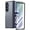 Black, variant on Oupeigar for Samsung Galaxy Z Fold 7 Phone Case,with Matte Slim[Screen Protector][Hinge Protection] Translucent Shockproof Protective Phone Case-Blue