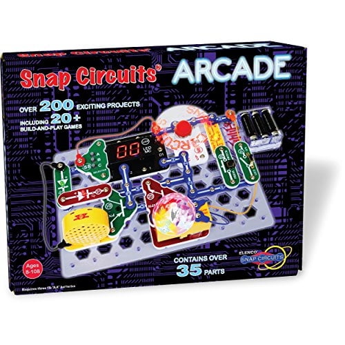 Circuitos Snap “Arcade”, kit de exploración electrónica, actividades de vástago para edade Snap Circuits Snap Circuits