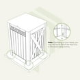 thumbnail image 5 of Patiowell 48 Gallon Resin Deck Box for Outside, Waterproof Storage Box with Lockable Secure, Gray, 5 of 9