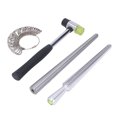 thumbnail image 4 of Finger Rings Measuring Tool,  Mandrel Sizer High Accuracy Clear Scale Multifunctional With Soft Rubber Hammer For Jewelry Making, 4 of 8