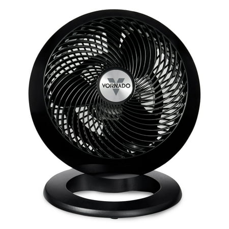 Vornado 660 Large Whole Room Air Circulator Fan, 4 Speeds, 90° Tilt, Removable Grill, 10-Inch Floor Fan for Home, Bedroom, Office, Black