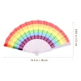 thumbnail image 4 of WRISTBIQUE PE Folding Fan Multi Cooling For Women Weddings 1Pack 15X9X0.2in, 4 of 11
