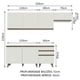 thumbnail image 3 of Cocina Integral Completa Modular Madesa Reims 250cm BB, 3 of 5