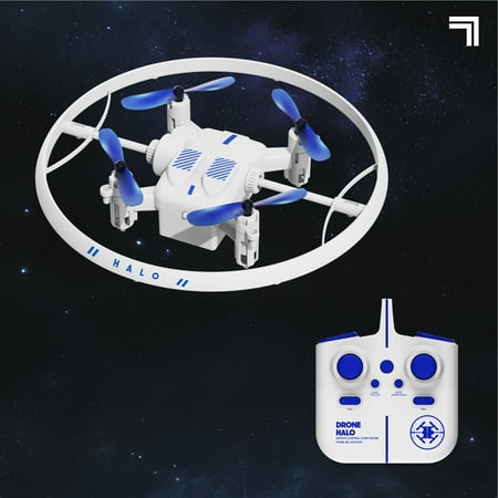 Sharper Image® Halo Drone – Remote Control Light-Up Orbiter